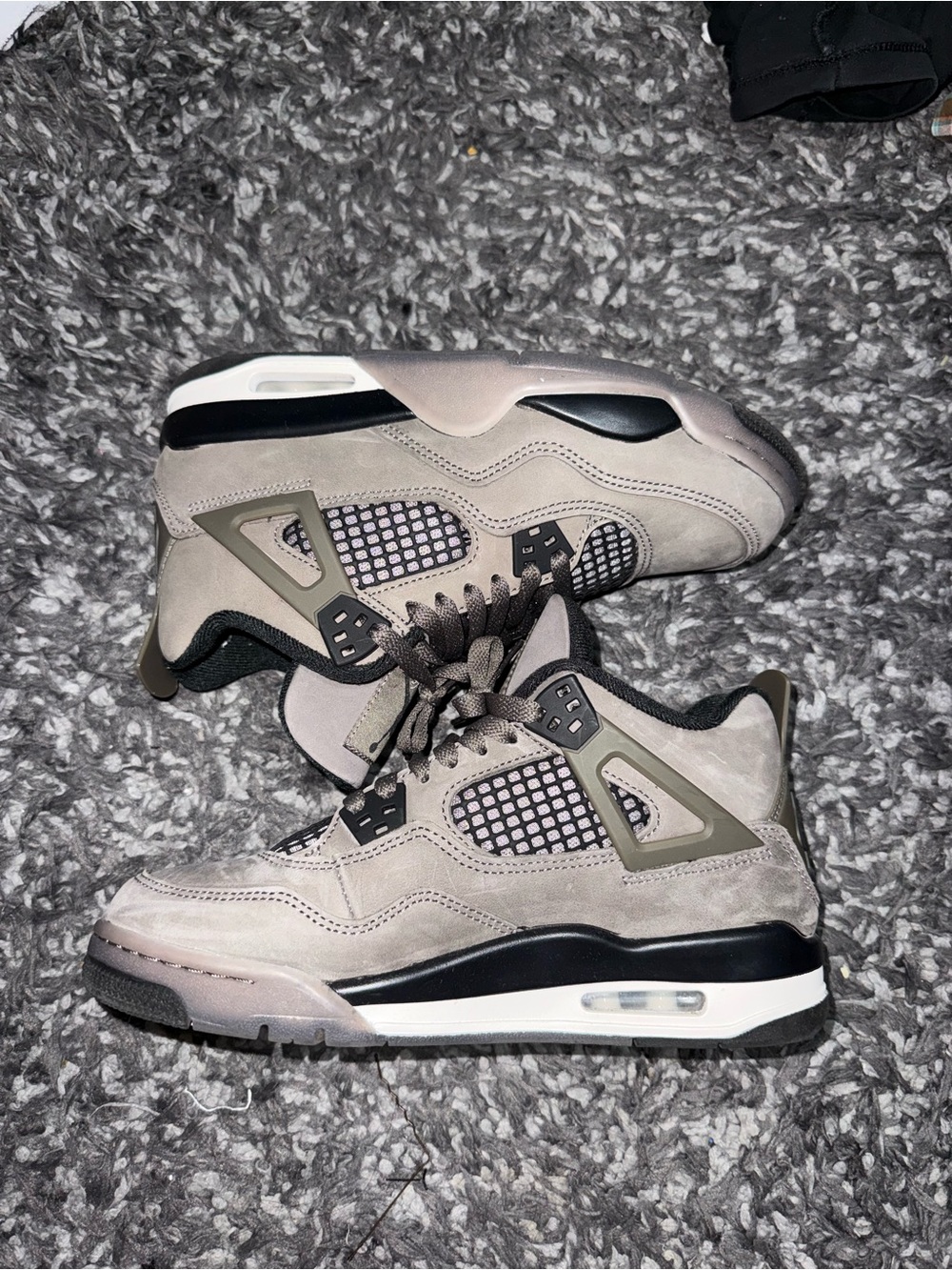 Kids Gray Suede Athletic Sneakers